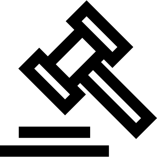 aukcja Basic Straight Lineal ikona