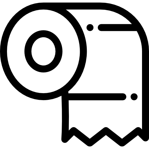 トイレットペーパー Detailed Rounded Lineal icon