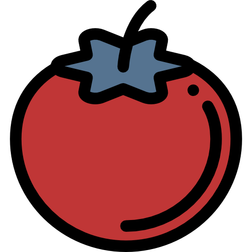 tomate Detailed Rounded Lineal color icon