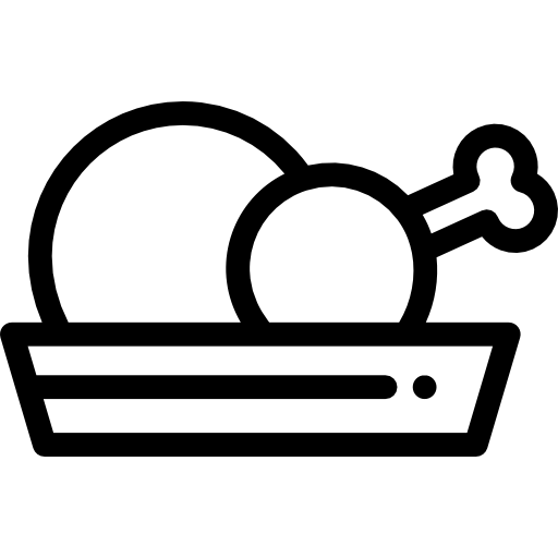 Chicken Detailed Rounded Lineal icon