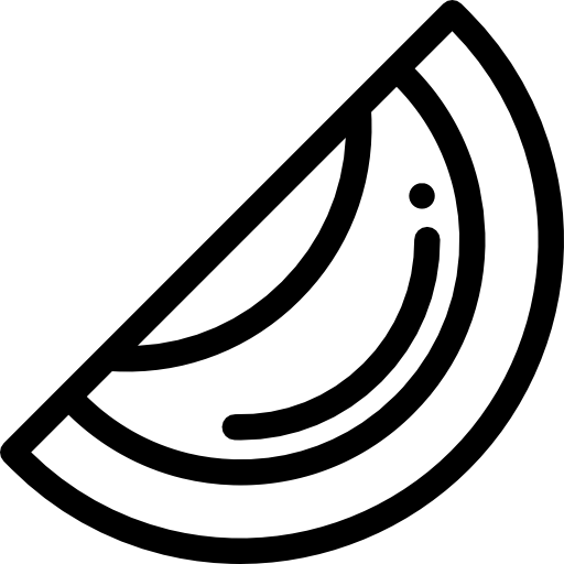 メロン Detailed Rounded Lineal icon