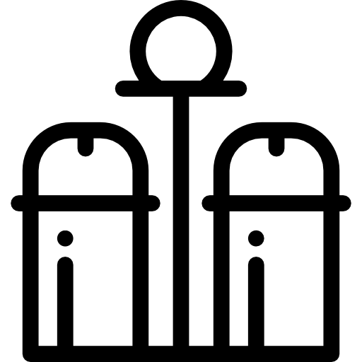 塩とコショウ Detailed Rounded Lineal icon