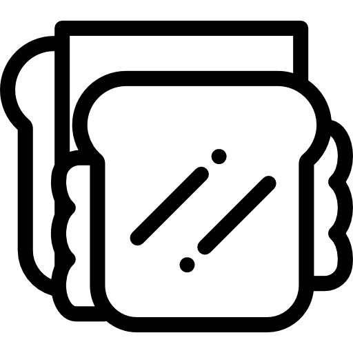 サンドイッチ Detailed Rounded Lineal icon