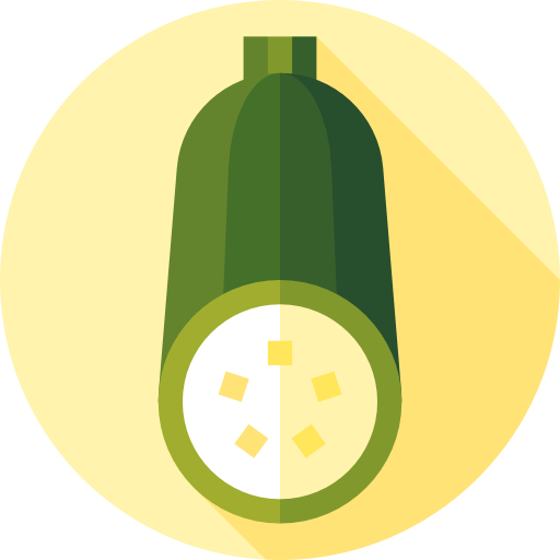 Courgette Flat Circular Flat icon