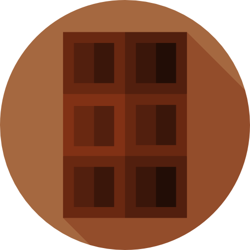 czekolada Flat Circular Flat ikona