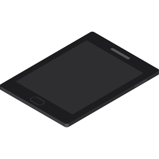 tablette Isometric Flat Icône