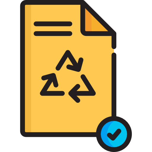 recyclingpapier Special Lineal color icon