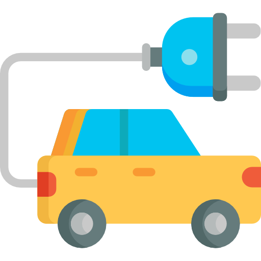 Electric car Special Flat icon