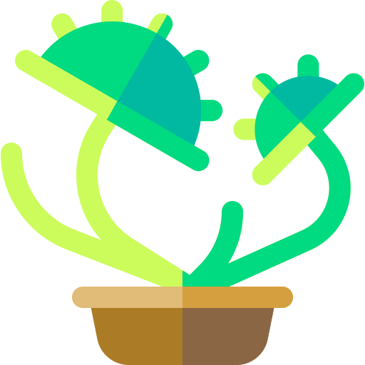 식충 식물 Basic Rounded Flat icon