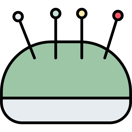 Pin cushion Generic Outline Color icon