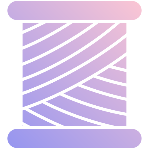 Катушка с нитью Generic Flat Gradient иконка