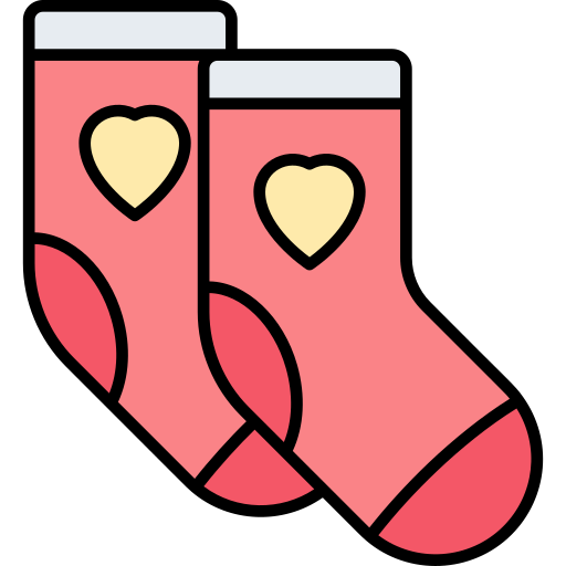 calzini per bambini Generic Outline Color icona