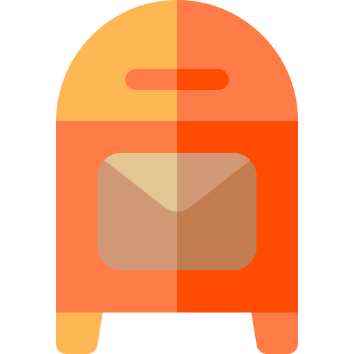 postkantoor Basic Rounded Flat icoon