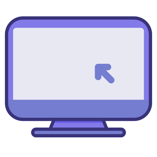 Monitor Generic Outline Color icon