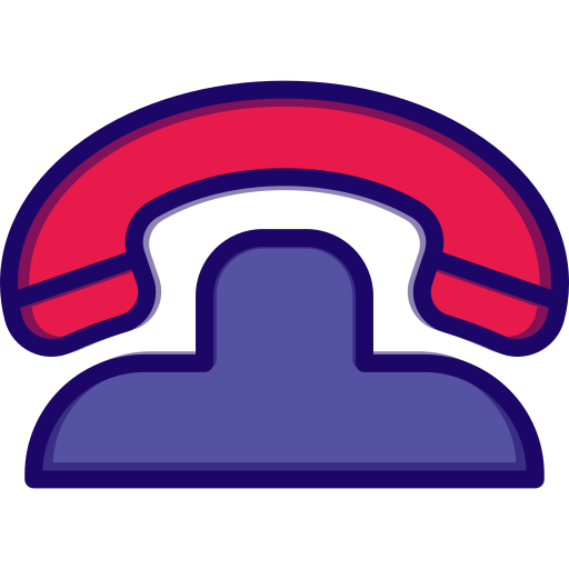 telefono viejo Generic Outline Color icono
