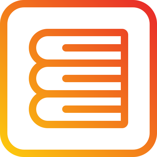 Book stack Generic Gradient icon