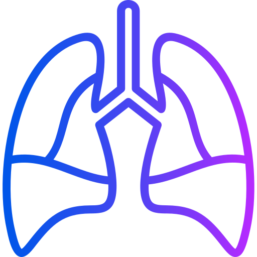 Lungs Generic Gradient icon