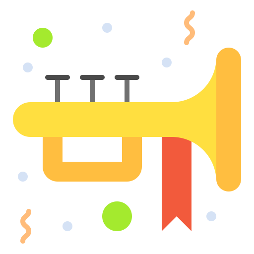 trompete Generic Flat Ícone