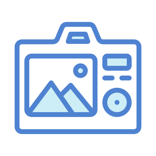 Цифровая зеркальная камера Generic Blue иконка