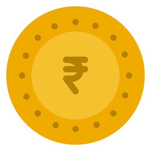 인도 루피 Generic Flat icon