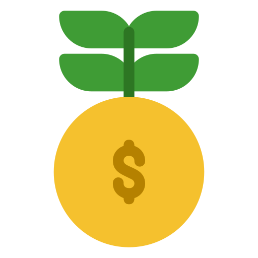 crecimiento del dinero Generic Flat icono