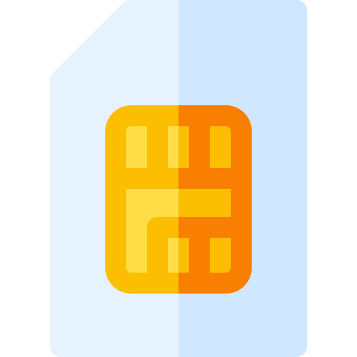 sim 카드 Basic Rounded Flat icon