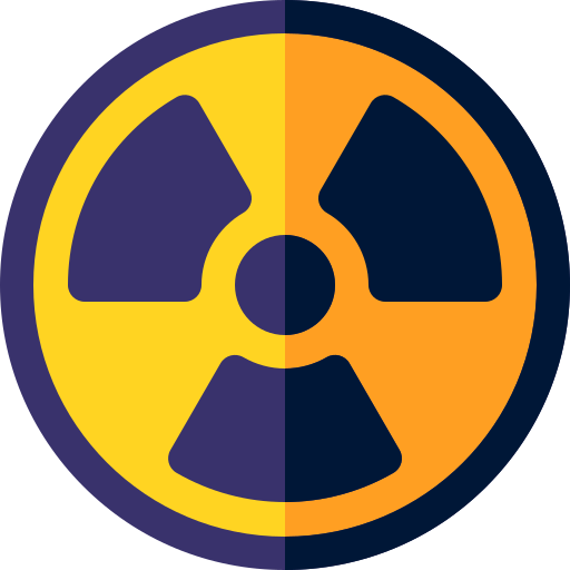 放射性物質 Basic Rounded Flat icon