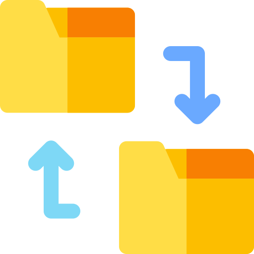 File sharing Basic Rounded Flat icon