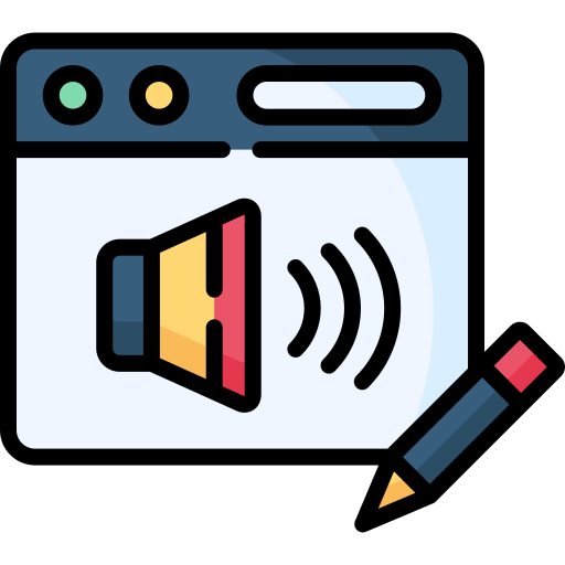 Audio editing Special Lineal color icon