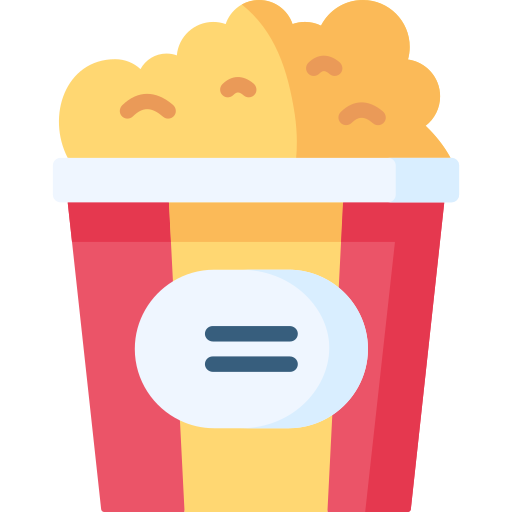 Popcorn Special Flat icon