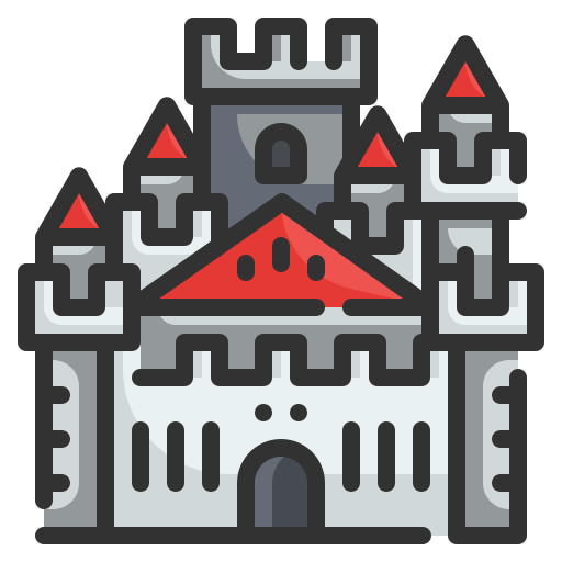 Castle Wanicon Lineal Color icon
