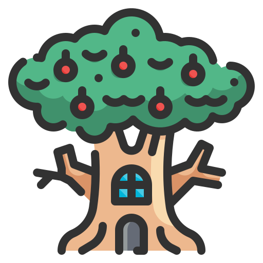 Tree Wanicon Lineal Color icon
