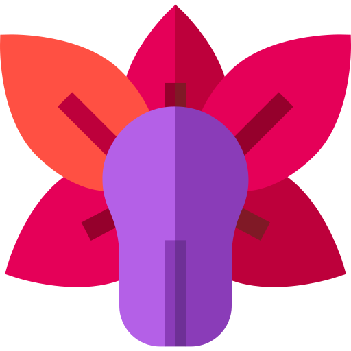 Orchid Basic Straight Flat icon