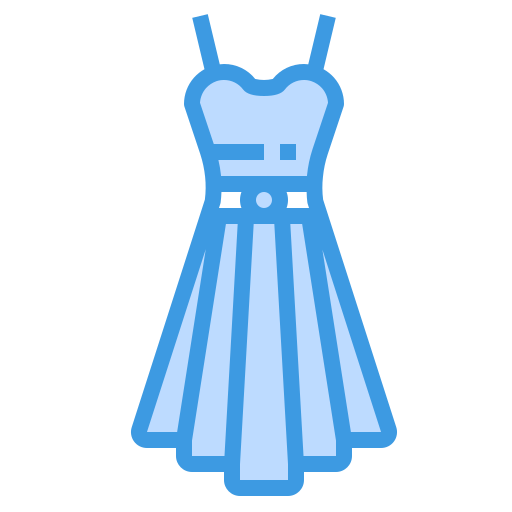 Dress itim2101 Blue icon