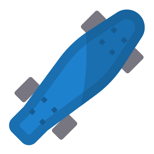 skateboard itim2101 Flat icona