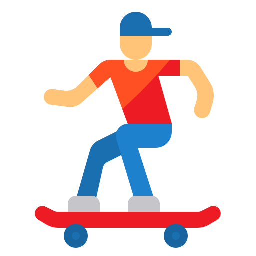 patinador itim2101 Flat icono