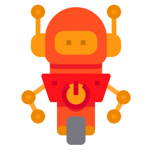 robot itim2101 Flat icoon