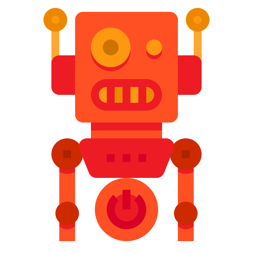 Robot itim2101 Flat icon