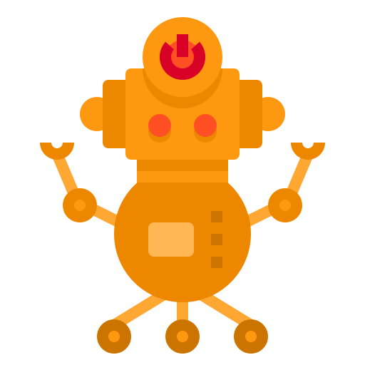 Robot itim2101 Flat icon