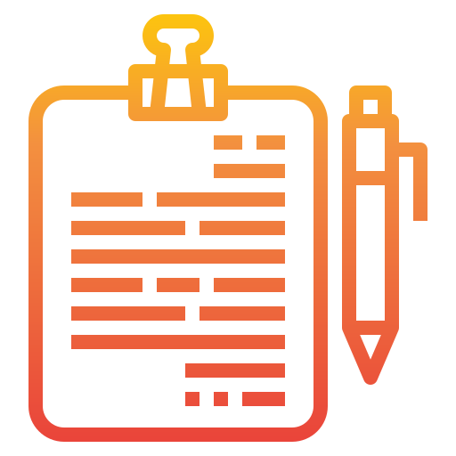 bestand bewerken itim2101 Gradient icoon
