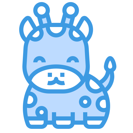 Giraffe itim2101 Blue icon