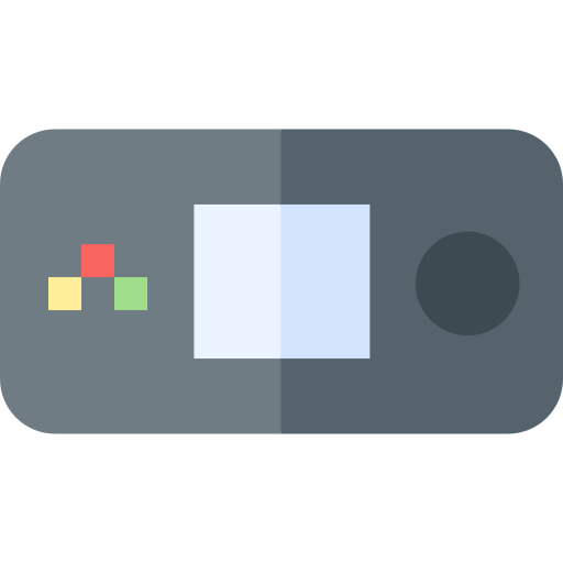 spielkonsole Basic Straight Flat icon