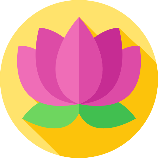 loto Flat Circular Flat icono