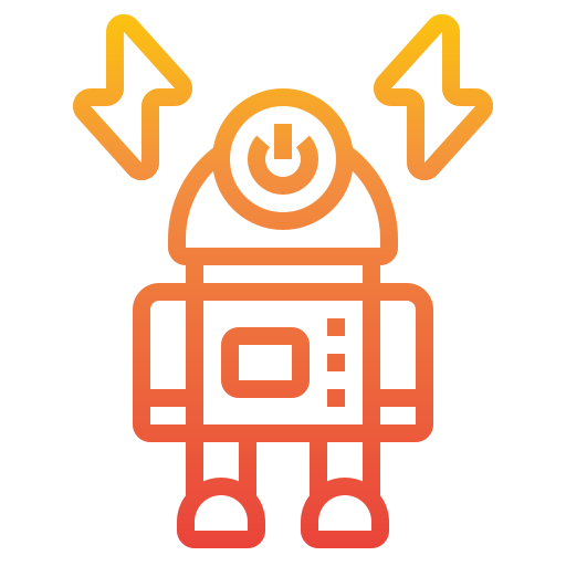 Robot itim2101 Gradient icon