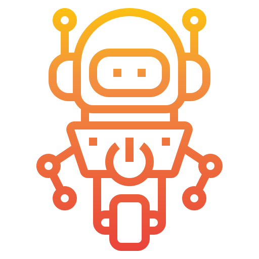 Robot itim2101 Gradient icon