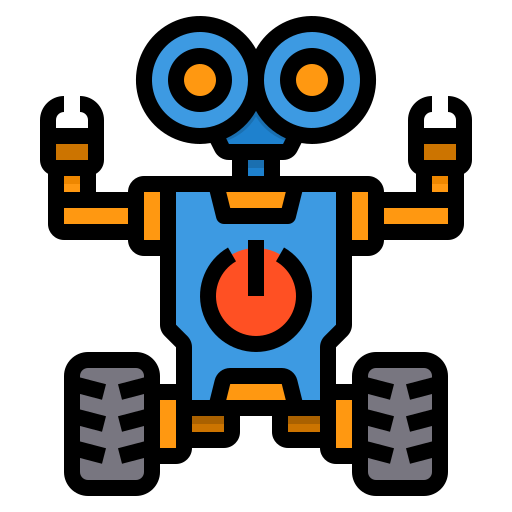 robot itim2101 Lineal Color icono