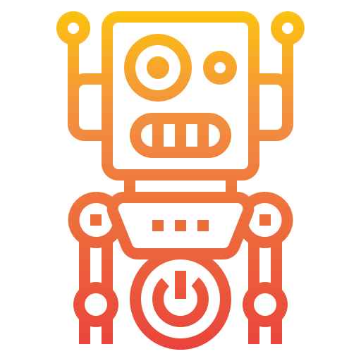 Robot itim2101 Gradient icon