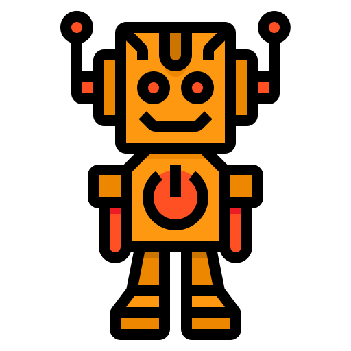 robot itim2101 Lineal Color icona