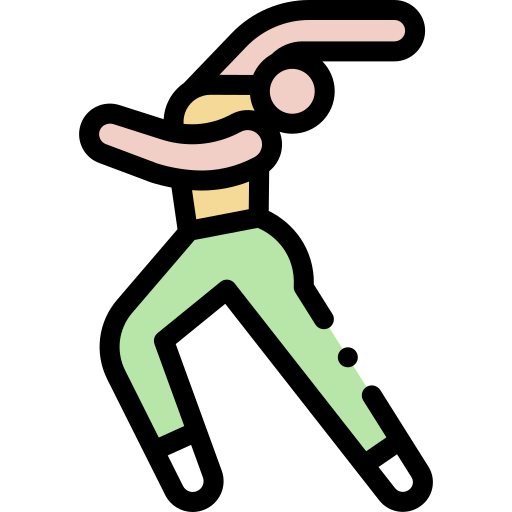 Dancing Detailed Rounded Lineal color icon