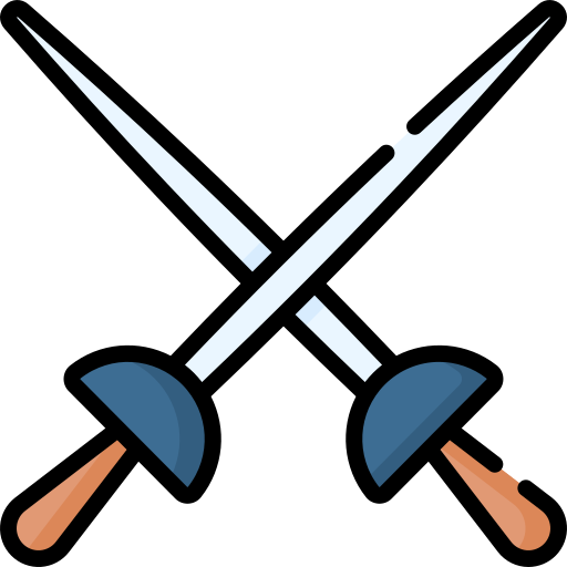 Fencing Special Lineal color icon